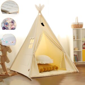 Playtent & String Lights & Thickened Mat